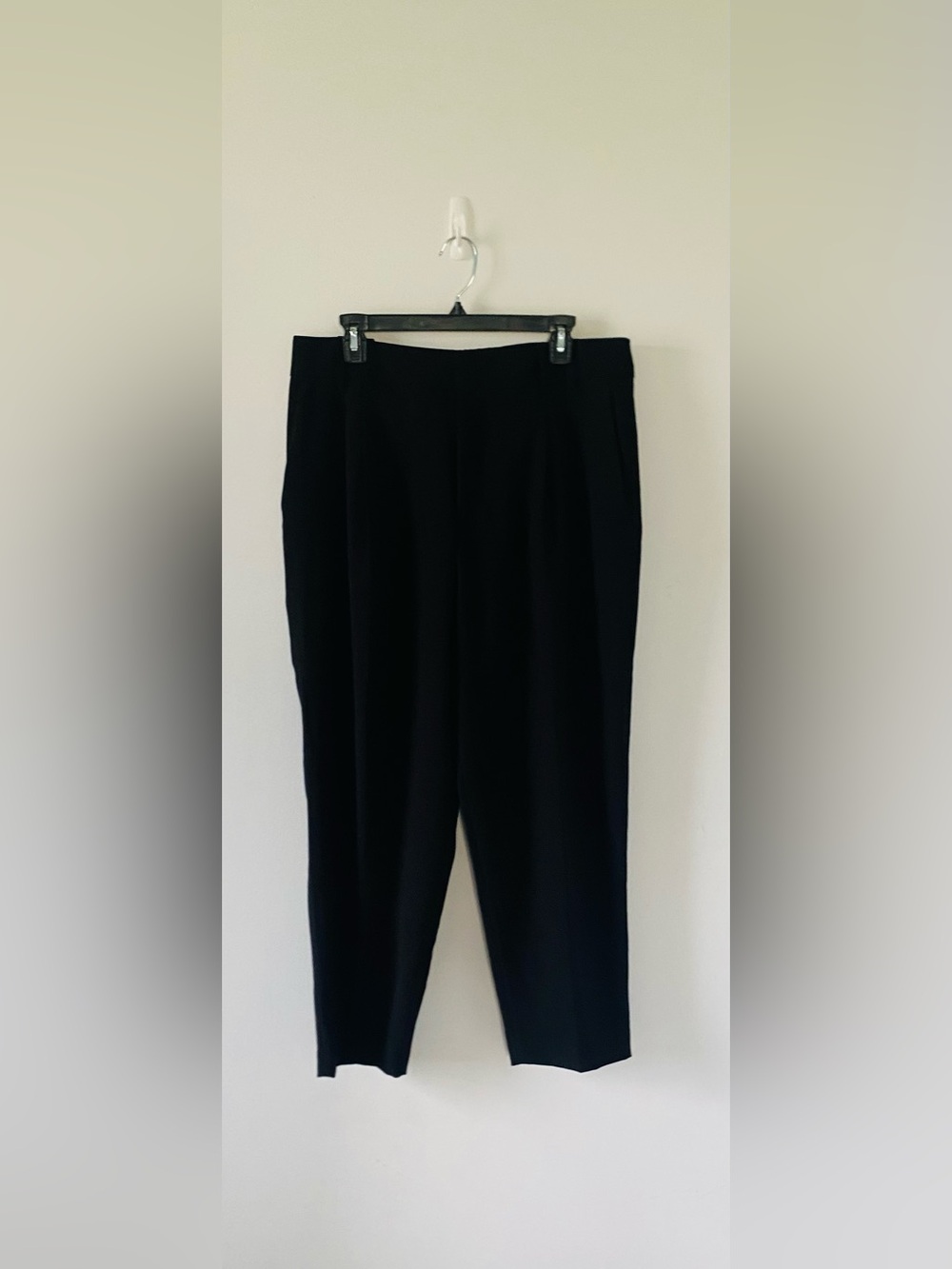 Zara Black Pleated High-Waisted Tailored Trousers Pants XL EUC Business Casual